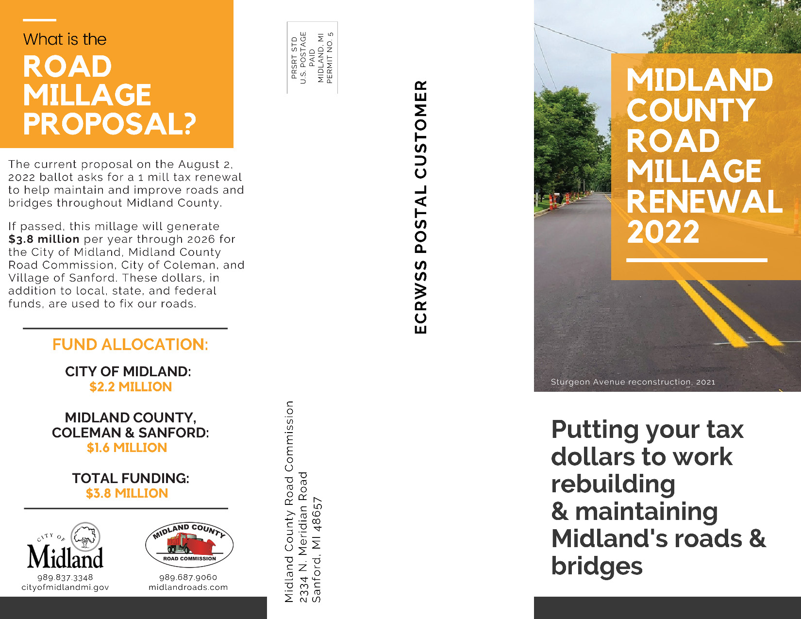 2022 Road Millage Brochure - Page 1